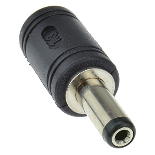 kenable DC Power Jack Converter Adapter 3.5mm x 1.3mm Female Socket to 5.5mm x 2.1mm Male Plug In-Line CCTV Black — view 3