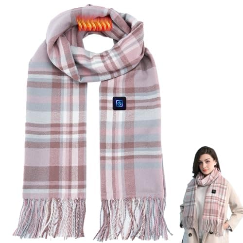 Heated Scarf for Women Men Usb Heated Neck Warmer with 3 Heating Levels
