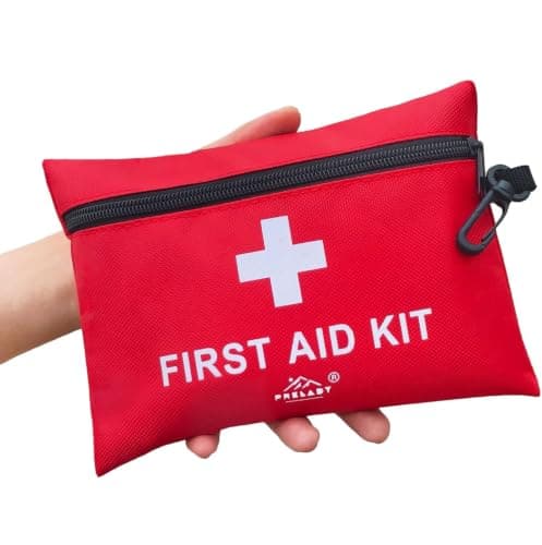 152 Piece First Aid Kit TSA Approved First Aid Kit International Travel Essentials Backpack Hiking Kit