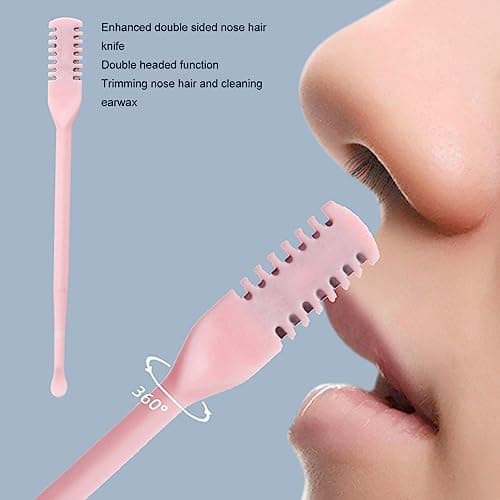Phefop Double Headed Nose Hair Trimmer, Manual Ear Pick — view 5