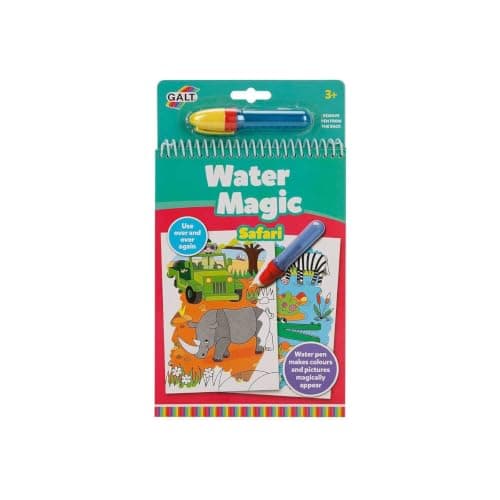 Water Magic Safari -Reusable Childrens Colouring Book - Ages 3 Years Plus