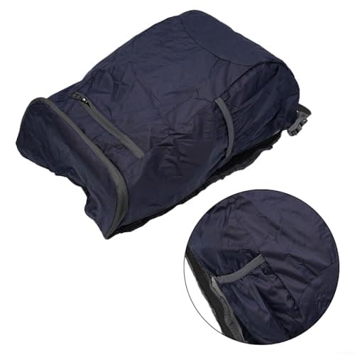 Posheliox For Ultra Light Foldable Hiking Rucksack 10L Packable Travel Bag Waterproof Outdoor Daypack For Camping Walking(Navy blue) — view 3