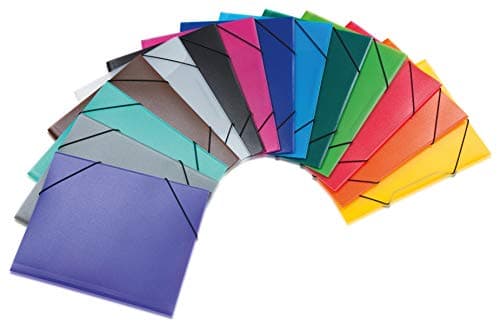 HERMA Elastic Folder Translucent in Purple, A4, Sturdy Plastic, with 3 Inner Flaps, 1 Span Folder — view 4