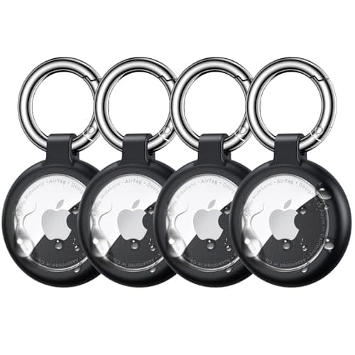 Inesore Case for Apple AirTag 1/2, Waterproof Holder 4 Pack