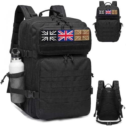 Lesbyit 45L Military Tactical Backpack Waterproof Army Rucksack