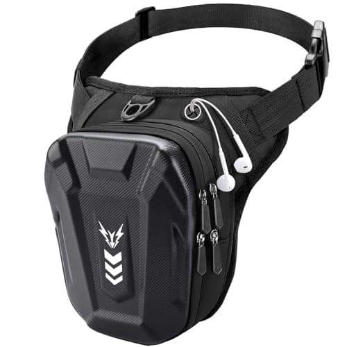 Rolgno Drop Leg Bag, [Expandable Storage] Motorcycle Leg Bag