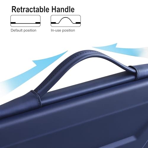 DOMISO 18 Inch Laptop Hard Case, Waterproof Shockproof Hard Shell Protective Laptop Sleeve with Handle for 18 Inch ASUS ROG Strix SCAR 18 G18 2025/2024/2023 Gaming Laptop,Navy Blue — view 5
