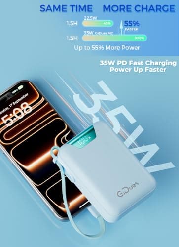 Gidues M2 Portable Charger（blue） — view 4