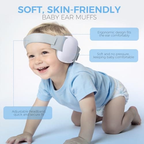 NAYEZH Baby Ear Defenders for 0-3 Years, Adjustable with Hearing‑Protection — view 2