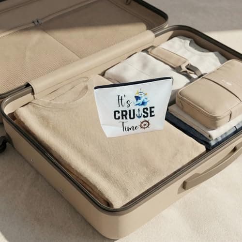 Cruise Essentials,It's Cruise Time Make up Organiser Makeup Case — view 6
