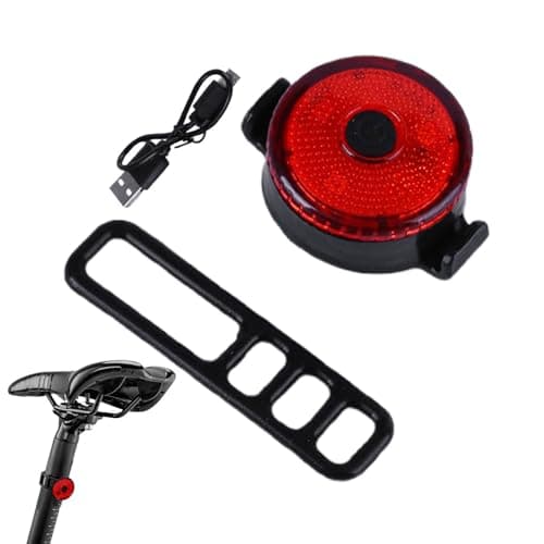 Road Bike Rear Light Waterproof 3 Modes Long-Battery Life
