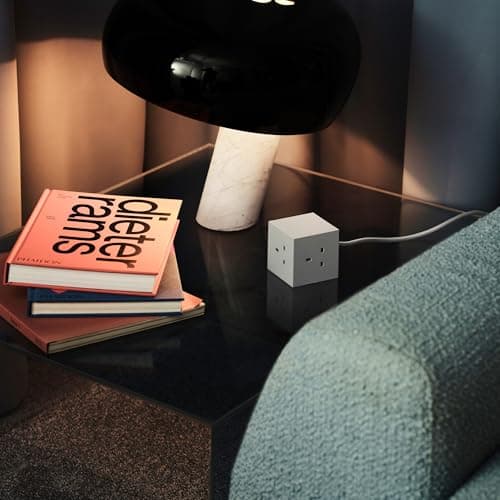 Avolt Square 1 Stylish Extension Lead Cube, 1.8m, 3 UK Sockets & 2 USB-C — view 3