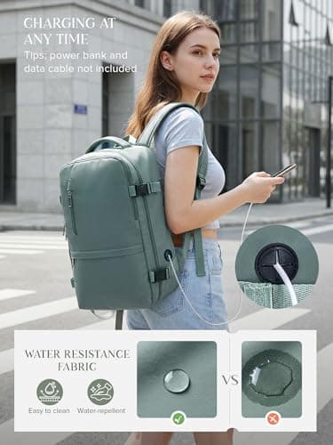Hayayu Ryanair Cabin Bags 40x30x20 Underseat Carry-on Backpack Hand Luggage — view 5
