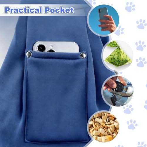 Puppy Sling Carrier for Small Dogs with Paw Pendant — view 6