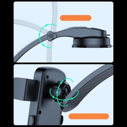 Gravity Car Phone Holder Suction Cup 360 Rotation(Mirror Face) — view 3