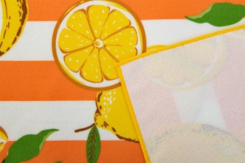 Adore 2 Pack Microfibre Beach Towels 70x140cm - Anchor & Lemons — view 4