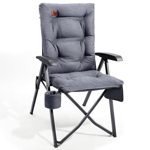 EVER ADVANCED Luxury Camping Chairs for Adults Heavy Duty High Back