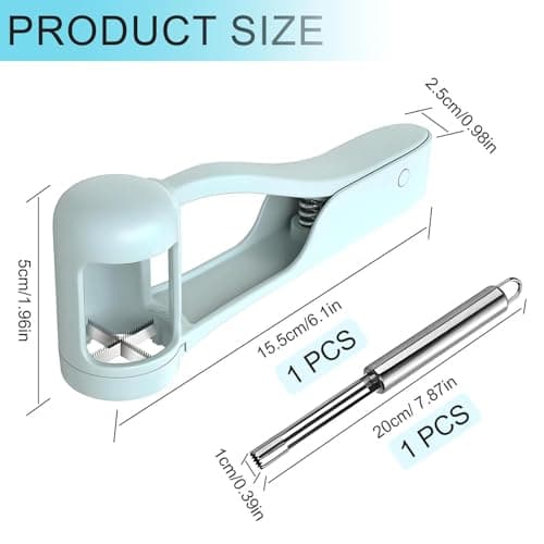 Grape Cutter, Grape Cutter for Toddlers, with A Fruit Corer, Tomato Cherry Strawberry Cutter Tools,Stainless Steel Quarter Grape Slicer Kitchen Gadgets.for Vegetable Fruit Salad — view 2