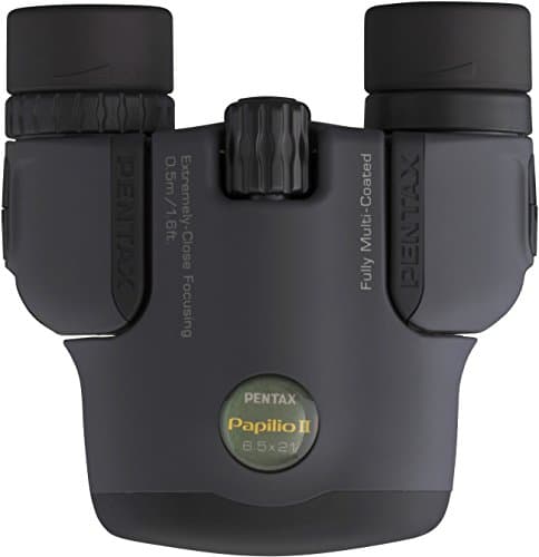 Pentax Papilio II 6.5x21 Compact Binoculars for Bird Watching, Traveling, Sports and Theater 50 cm Close-Up Viewing for Museums Bright and Clear By Fully-Multi Coated, Bak4 Prism and Aspherical Lens , Grey — view 3