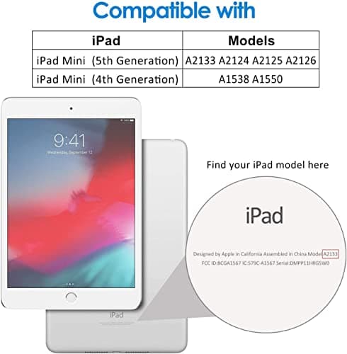 Camouflage Printed FINDING CASE Fit Apple iPad Mini 4/5 Tablet - Printed PU Flip Leather Smart Lightweight Shell Stand Cover Case for iPad Mini 4 Mini 5 (army camouflage) — view 2