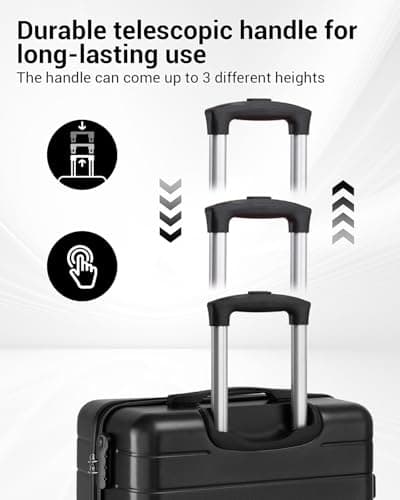Shavont 28 Inch Large Suitcase, ABS+PC Hard Shell Check-in Luggage — view 6