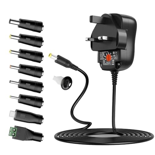 Outtag 24W Universal Power Supply Adapter 3V 4.5V 5V 6V 7.5V 9V 12V,2A Max