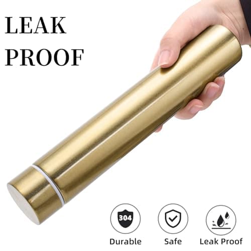 Covzoe 4 Pack Slim Stainless Steel Water Bottles Leak Proof, 280 ml — view 4