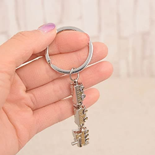 ARFUKA Keyring Cool Mini Train Model Alloy Keychain Metal Key Chain Keyring, Christmas/Birthday Gift for Men and Women — view 6