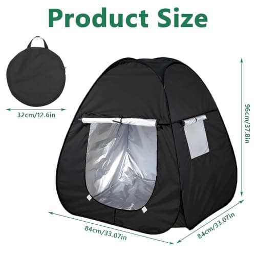 Peldris Sensory Tent, 84 x 84 x 96cm Foldable Pop Up Play Tent for Autism Kids with Storage Bag, Blackout Sensory Tent, Calm Corner for Children to Read Play and Relax — view 2