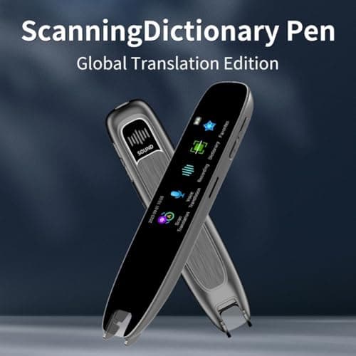 Hasaller for Smart Voice Scan Translation Pen A26S with 3.38-inch Screen Real-time Language Translation for Travel Business and Language Learning Portable ABS Handheld Translator(blue) — view 4