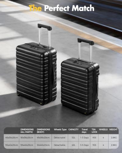 Lekesky Cabin Suitcase 55x40x20 — view 6