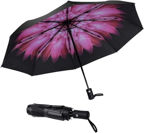 SY COMPACT Travel Umbrella Windproof Automatic Unbreakable UV Protection