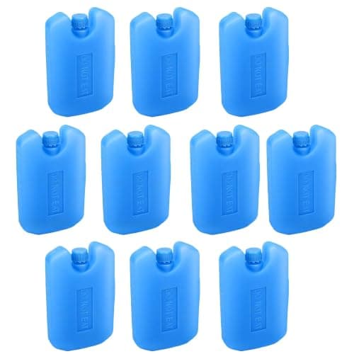 Fafeicy Reusable Ice Packs 10pcs -20C Gel Cooling Blocks Portable