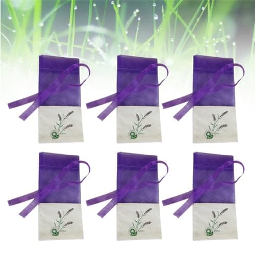 Lavender Sachet Bags 6pcs Cotton Fabric Portable Holder for Travel — view 5