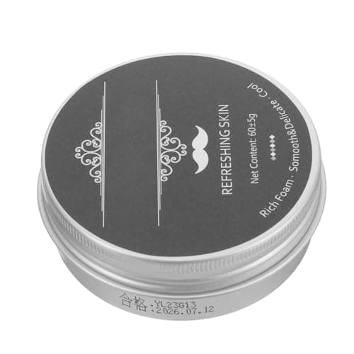 VILLFUL Soap Excellent Cleaning Effect for Shaving Men's with Peppermint Essential Oil and Practical Smooth and Refreshing Shave for Beard Portable Travel Use