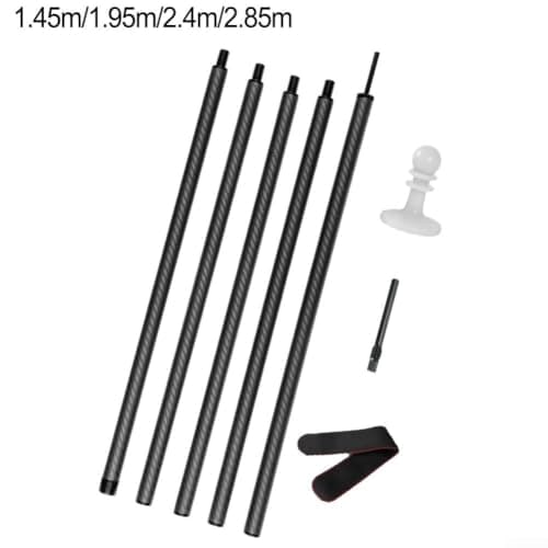 Carbon Fibre Tarp Poles for Camping Canopy Shelter Awning Tent Rod(2.4m) — view 2