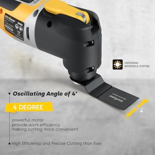 Enventor Multi Tool Cordless, 20V Brushless 2.0Ah Battery and Charger — view 4