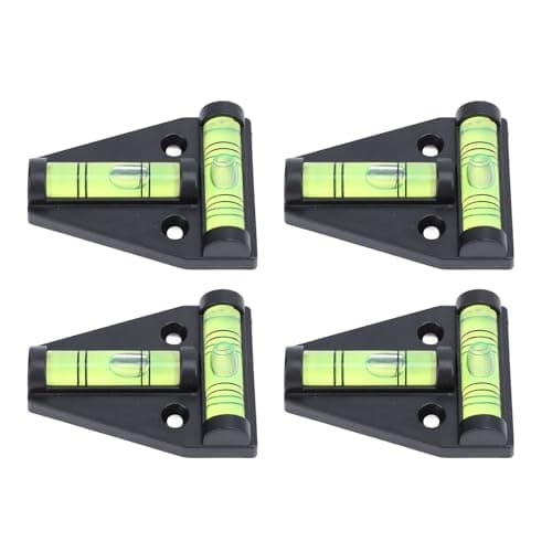UPALDHOU RV T Level Bubble Set, 4 Pack Mini Portable