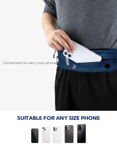 Waterfly Running Belt Bum Bag: Runner Marathon Jogging Men Women — view 3