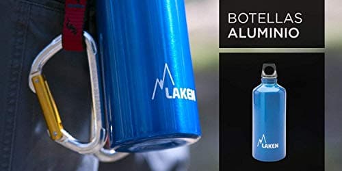 Laken Futura Water Bottle with Narrow Mouth, Single Wall Lightweight Aluminum BPA, Leak-Proof Screw Cap, 1 Litre, Aluminum — view 5