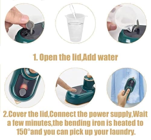 Mini Steam Iron for Travel — view 3