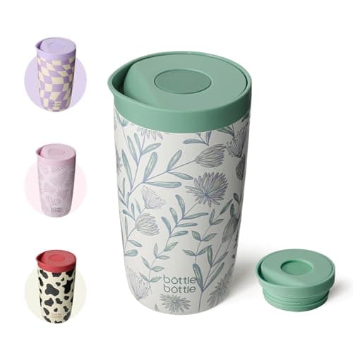 BOTTLE BOTTLE Travel Mug (Flourishing Flowers, 350, Milliliters)