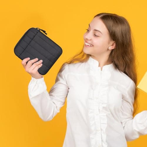 Puffy Sleeve Pouch for 6.8-7 Inch eReader/eBook (Black) — view 6