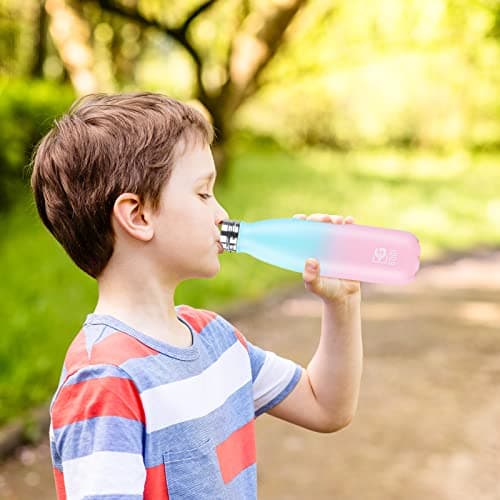 BOGI Insulated Metal Water Bottle, 500ml - Leakproof Stainless Steel - Keeps Hot & Cold - Sports Bottle for Girls & Boys - Mint — view 6