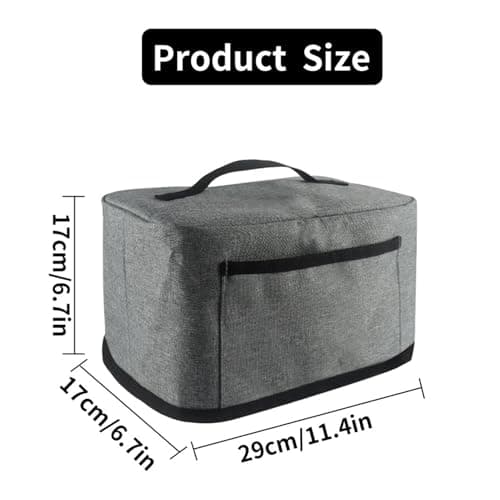 Spizummp Mug Press Dust Cover - Mug Heat Pressed Carrying Case with Mesh Pocket, Portable Travel Tote Bag for Craft Supplies | No Zipper, Top Handle — view 5
