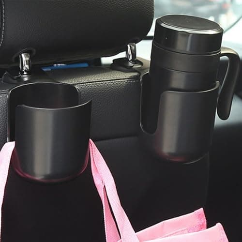Foldable Rear Seat Holder for Car | Universal Hanging Drink Organizer — view 3