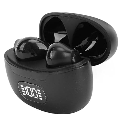 Omquot 2 Pack Wireless Real Time Sound Device for Travel Study Language Translator Earphones (Black) — view 3