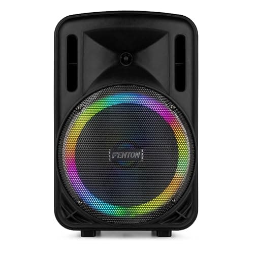Fenton FT12LED MK2 12-Inch Portable PA System, 700W, Battery, Mic — view 2