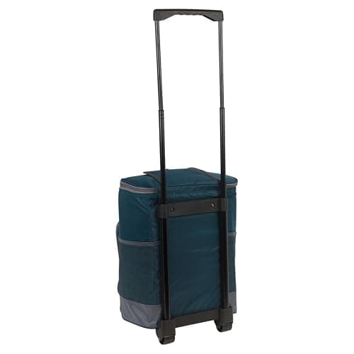 URBNLIVING 28L Insulated Cooler Bag on Wheels - Trolley Cart with Extendable Handle, Waterproof & Spacious, Front & Side Pockets - Perfect for Camping, BBQ, Picnic, Beach & Outdoor Adventures — view 6