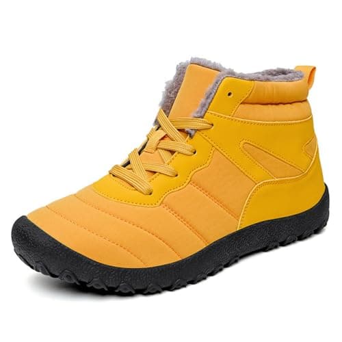 All Season Outdoor Hiking Shoes Hiking Shoes for Travel Trekking Adventure Comfortable Durable Traction Grip Road Terrain Performance Shoes, yellow, 12.5 UK